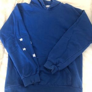 Urban Outfitters Tops - Blue Oversized Skeleton hoodie Urban Outfitters Tops - Blue Oversized Skeleton hoodie